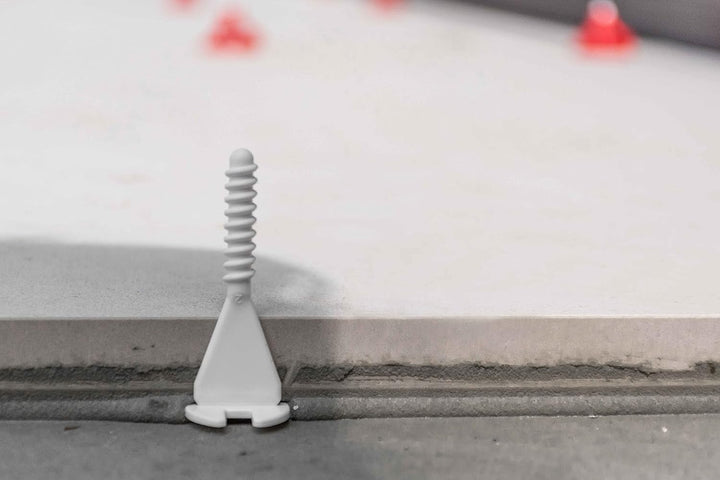 Twist-it Vorteilspack mit 1000 Gewindelaschen - 4 mm Fugenbreite - 3-22 mm Fliesenstärke - Flat-Pro