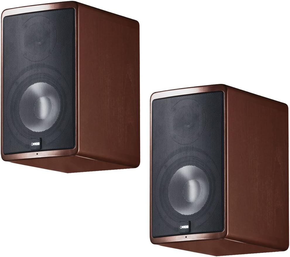 Canton Ergo 620 2-Wege Bassreflex-Regallautsprecher (70/130 Watt) wenge braun (Paar)