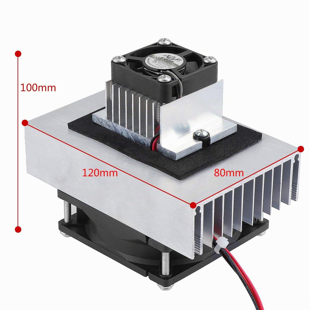 HSEAMALL Thermoelektrisches Peltier-Kühlsystem mit Halbleiter-Kühlsystem, 12 V, Gleichstrom, Leitmod