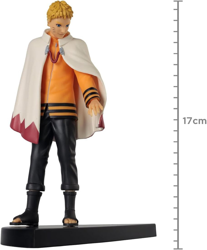 BANPRESTO Figur Statue Uzumaki Naruto Hokage 20th Anniversary BAN19134 - Höhe 16cm - Mehrfarbig