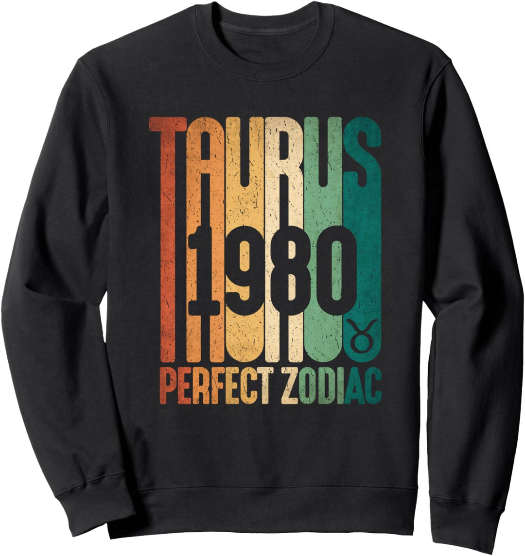 40. Geburtstagsgeschenk - Stier 1980 - 40 Jahre alt Männer Sweatshirt