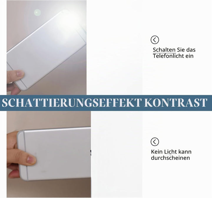 PONY DANCE Schallschutz Vorhang Weiss Lichtundurchlässige Gardinen Schlafzimmer 2er Set H 260 x B 13