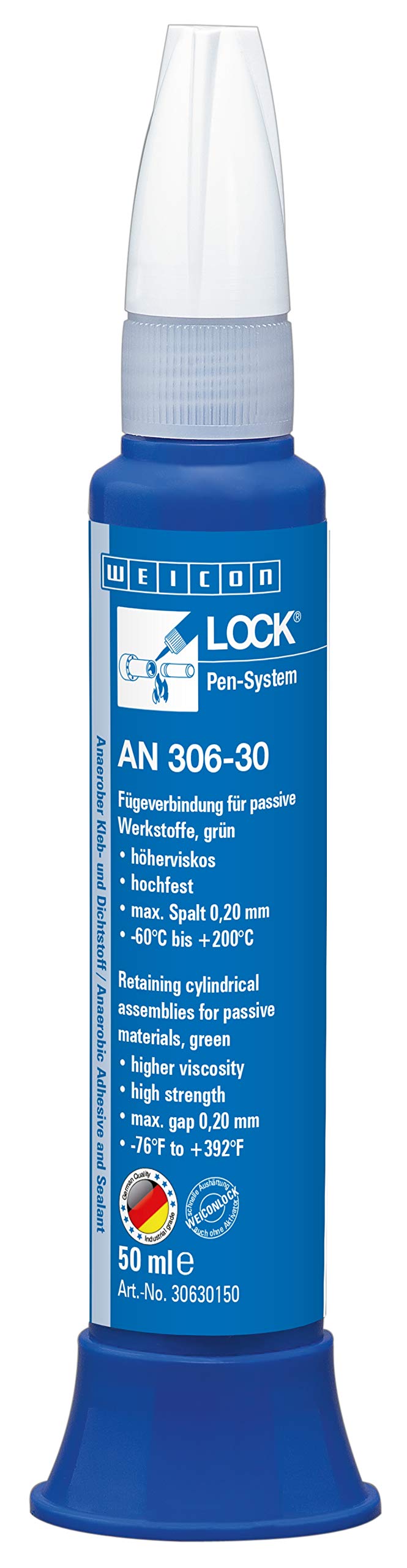 WEICONLOCK AN 306-30 50 ml Fügeverbindung passive Werkstoffe | höherviskos, 50 ml