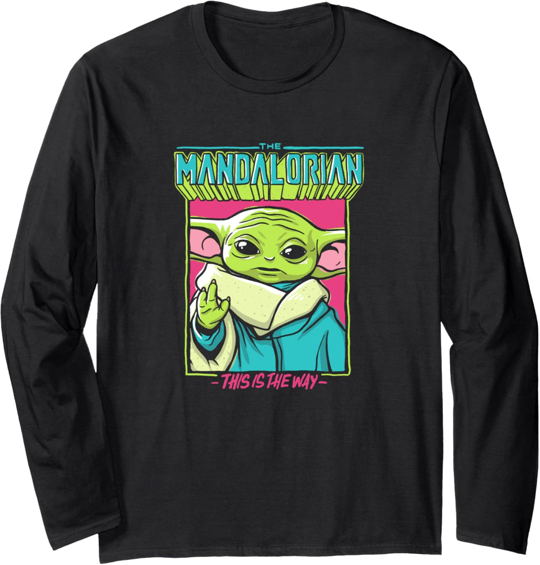 Star Wars: The Mandalorian The Child Art Sketch Box Title Langarmshirt