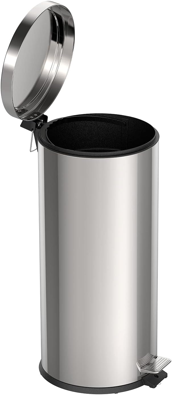 Tramontina Tretmülleimer Edelstahl, 30 l, Küchenmülleimer 30 Liter, 30 Liter