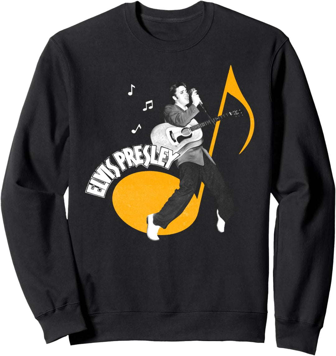 Elvis Presley Official Music Note Sweatshirt