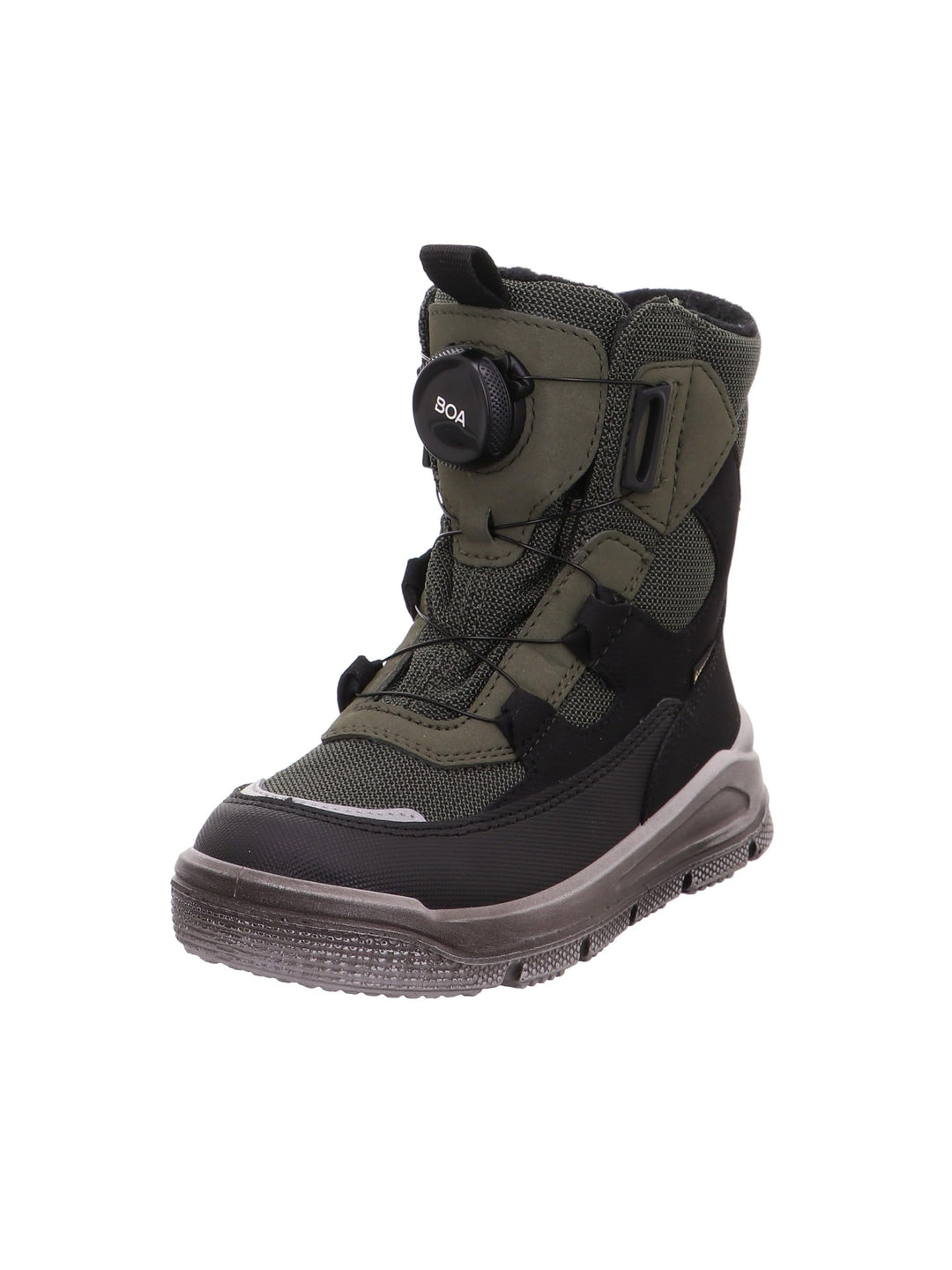 Superfit Jungen Mars Schneestiefel 27 EU Schwarz Grün 0000, 27 EU Schwarz Grün 0000