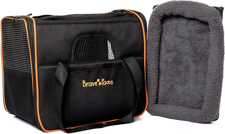 Brave Paws Tragetasche Haustier - Transporttasche Hund & Katze - Ideal für Katzen Transport & Hunde