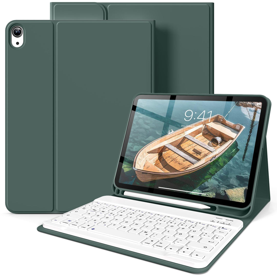 SZPSGC Hülle mit Tastatur für iPad A16 11. /10.Generation 11/10,9 Zoll 2025/2022, Magnetisches Anti-