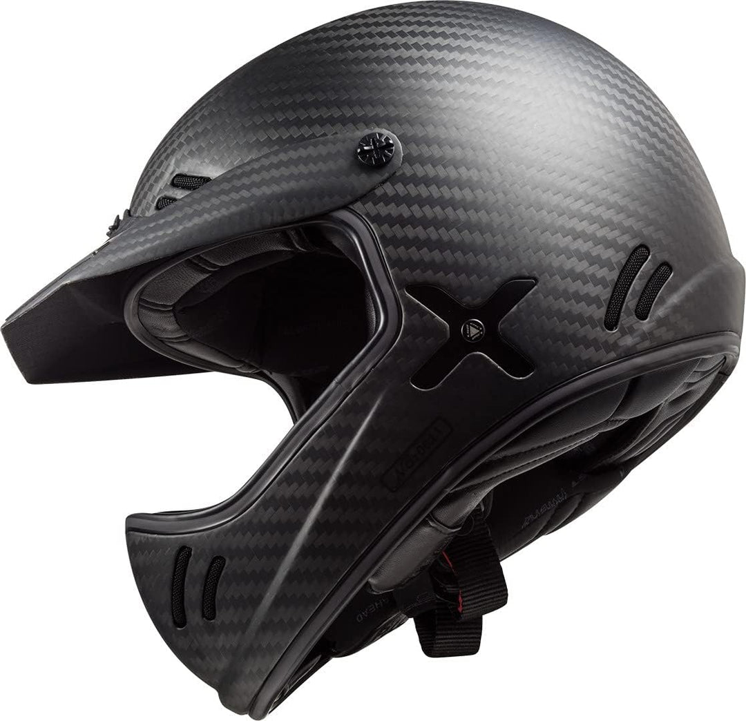 LS2 Unisex Xtra Motorradhelm S Kohlenstoffmatte, S Kohlenstoffmatte