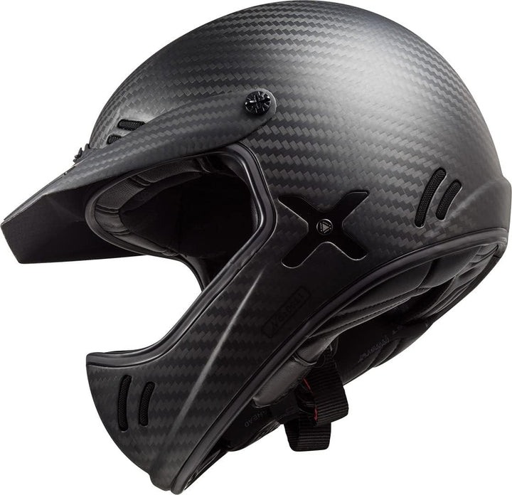 LS2 Unisex Xtra Motorradhelm S Kohlenstoffmatte, S Kohlenstoffmatte