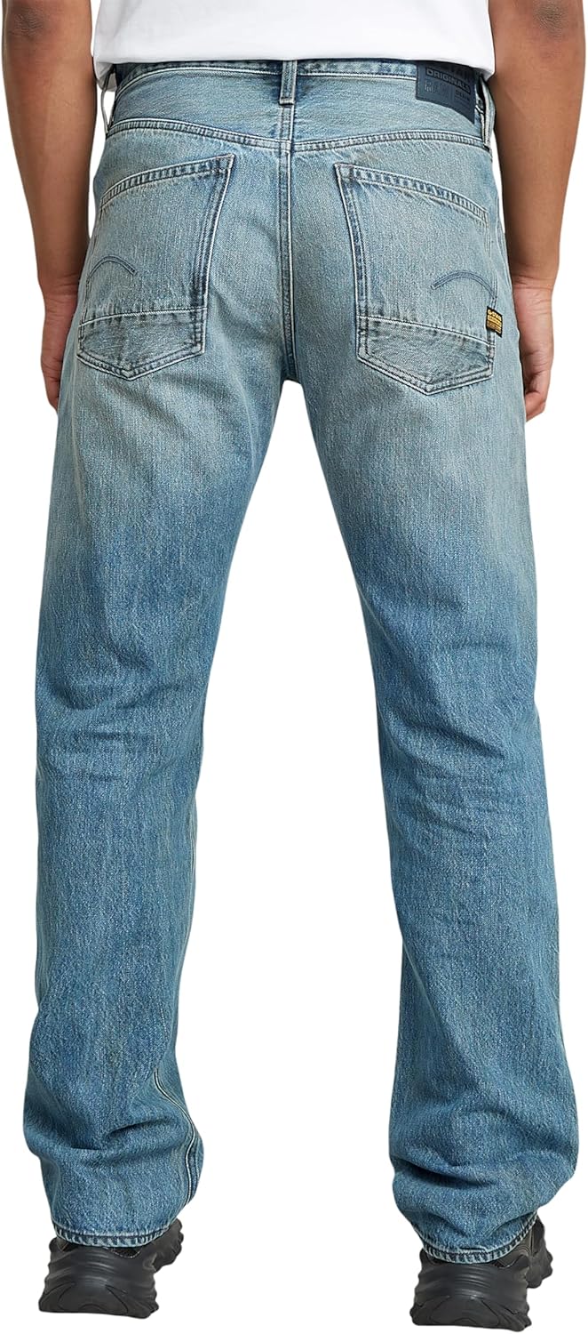 G-Star RAW Herren Dakota Regular Straight Jeans 30W / 30L Blau (Vintage Gold Digger D23691-d788-h117