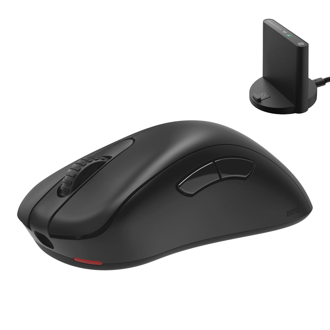 BenQ Zowie EC2-DW Kabellose 4K-Maus für E-Sport, Sportwissenschaft, optimierter 4K-Empfänger, 60 g,