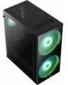 AeroCool Python Tempered Glass Windowed Mid Tower Case Schwarz PYTHON