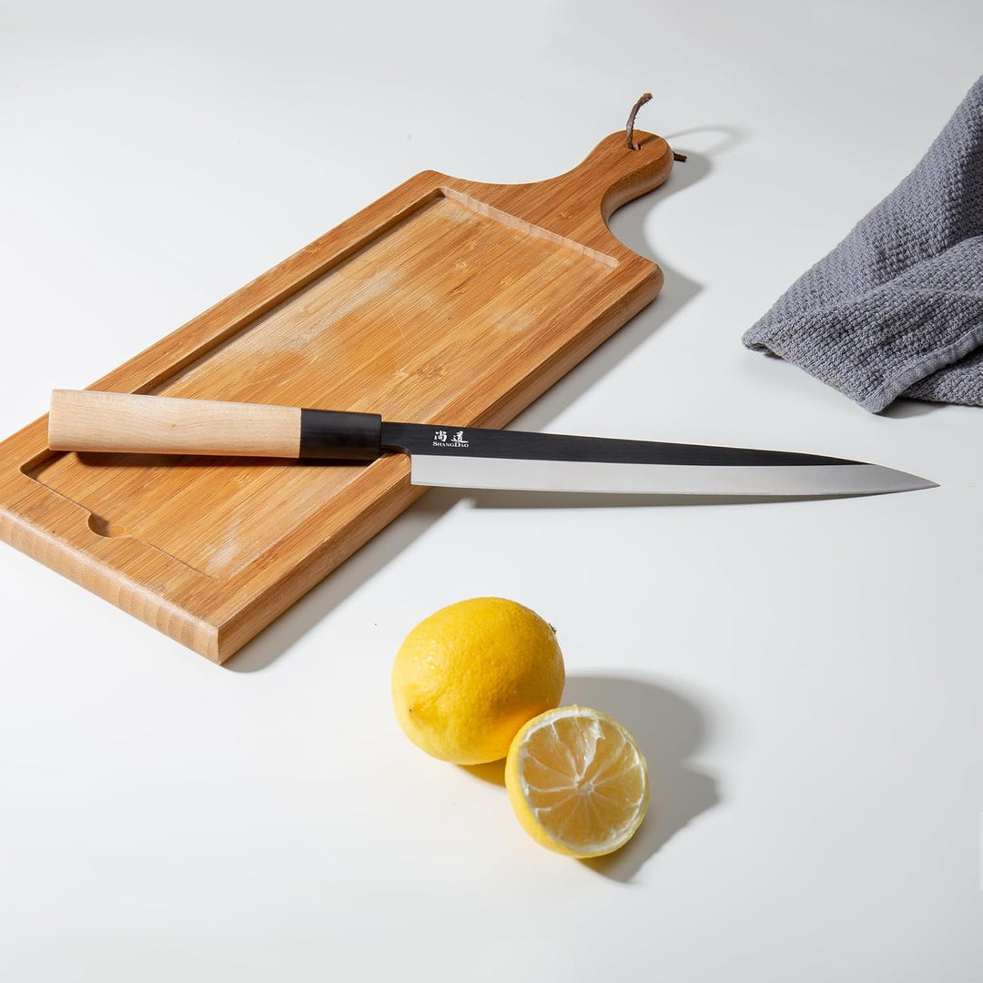 SHANGDAO Sashimi-Sushi-Messer 25 cm – Fleischschneidemesser und Yanagiba-Messer, Fischfiletieren und