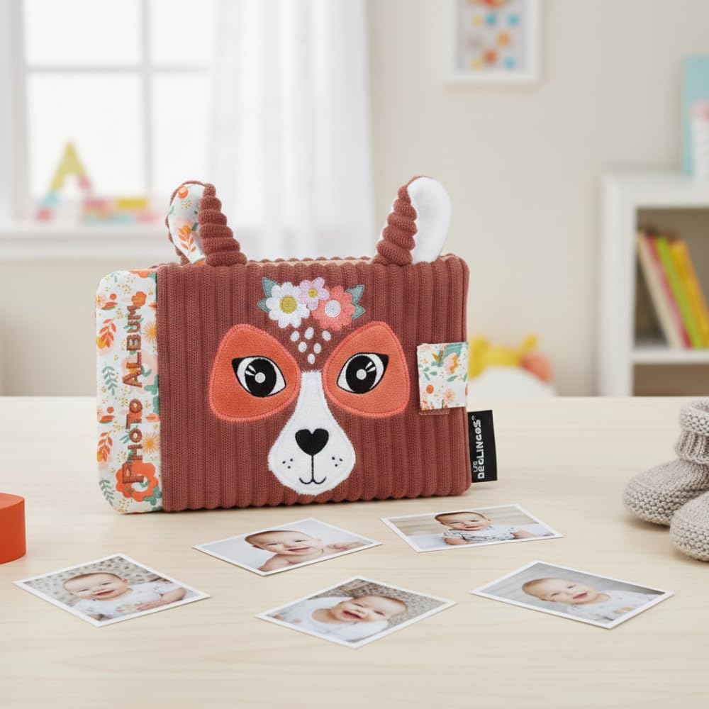 Les Déglingos - Fotoalbum für Babys, Melimelos la Biche – 10 Hüllen 10 x 15 cm – ideal für Krippe –