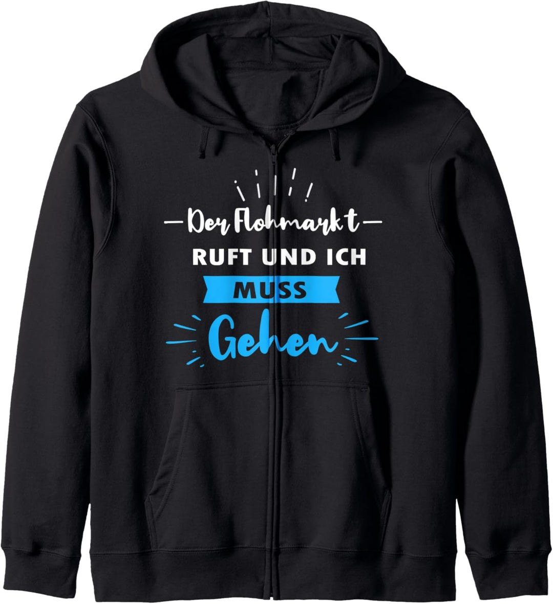 Flohmarkt Geschenk Trödel Kapuzenjacke