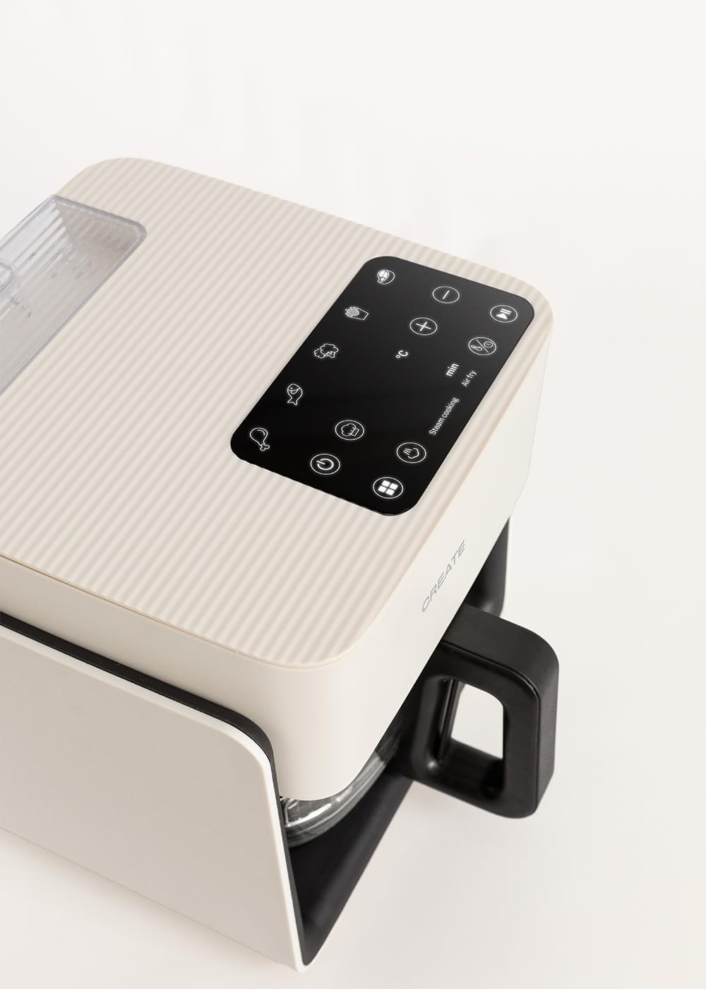 CREATE/AIR FRYER MIST/Ölfreie Heissluftfritteuse 4.2L mit Wasserdampfgarer Cremeweiss/Fassungsvermög