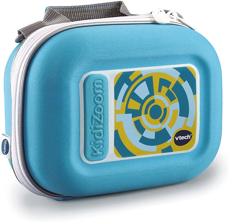 VTech Kidizoom Video Studio HD blau – Kinderkamera mit Greenscreen, Stativ, Effekten, Selfielinse un