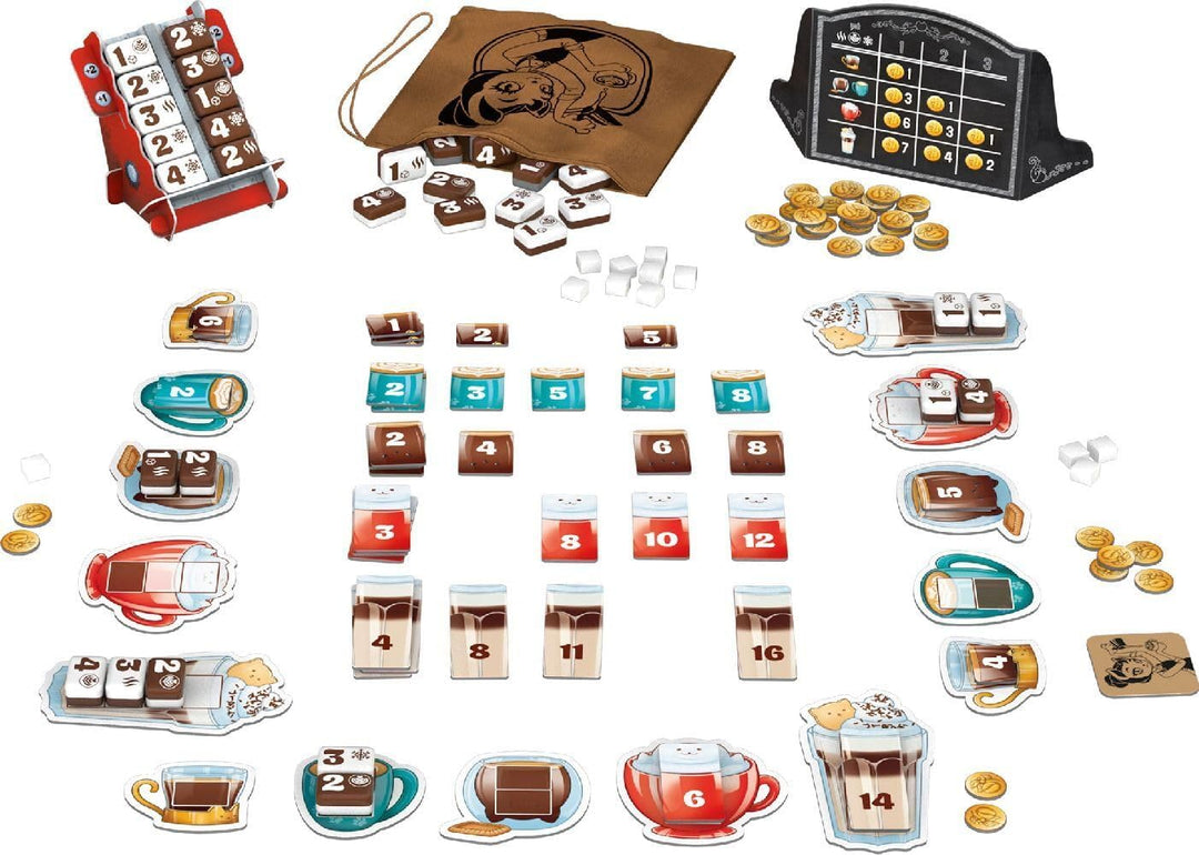 Schmidt Spiele 49430 Café del Gatto, Familienspiel, Party und Actionspiel, Normal