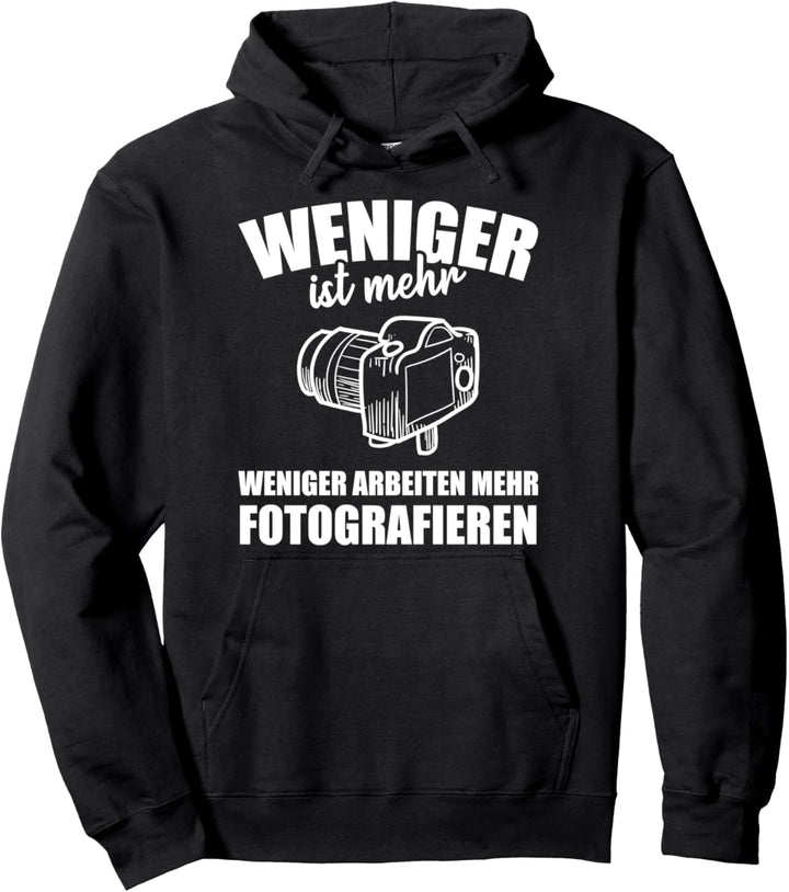 Fotograf und Fotografie Geschenk-Idee I Fotografen Pullover Hoodie