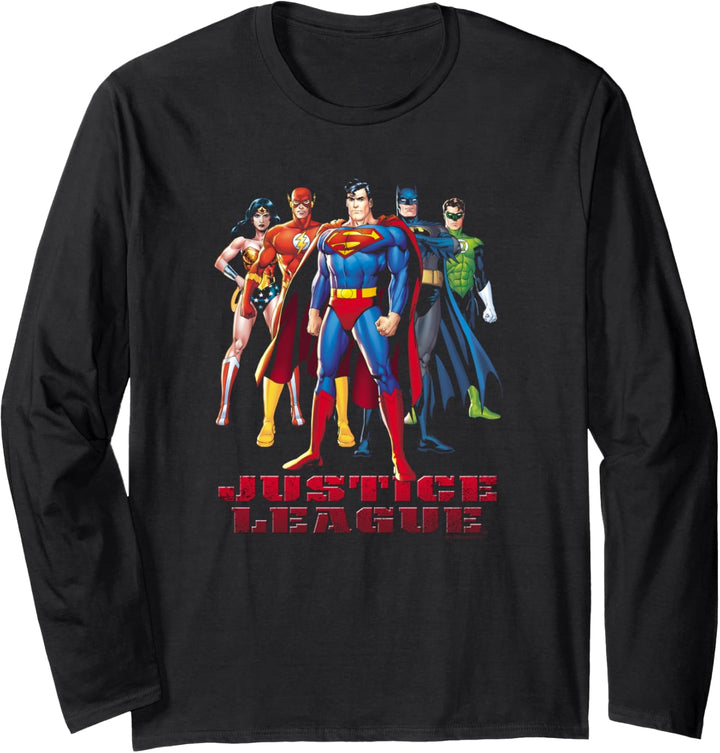 Justice League In League Langarmshirt
