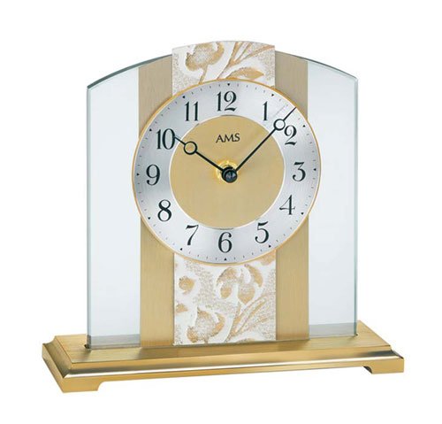 AMS Moderne Tischuhr mit Quartzwerk, batteriebetrieben - Modern Style 1123