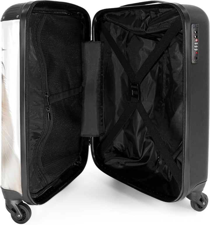 NoBoringSuitcases.com® Handgepäck, Hartschalenkoffer mit TSA Schloss, Trolley, Reisekoffer, Carry on