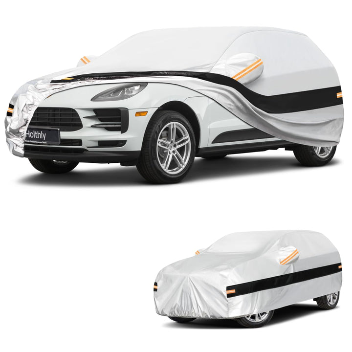 Autoabdeckung SUV Passend für Porsche Macan（2014-2026） 10 Schichten Vollgarage Auto Abdeckplane 100%