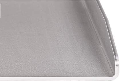 Edelstahl Grillplatte, Plancha, Grillpfanne BBQ massiv 30 cm x 40 cm x 3,5 cm aus 4mm starken Edelst
