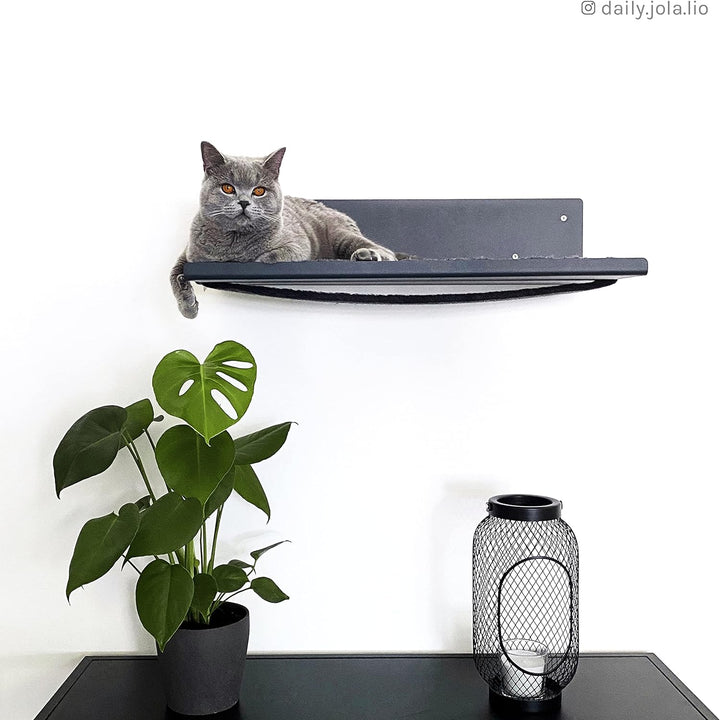 LucyBalu® Wandliege für Katzen | Katzenbett für die Wand | Katzen Wand Liegeplatz | Katzen Wandbett