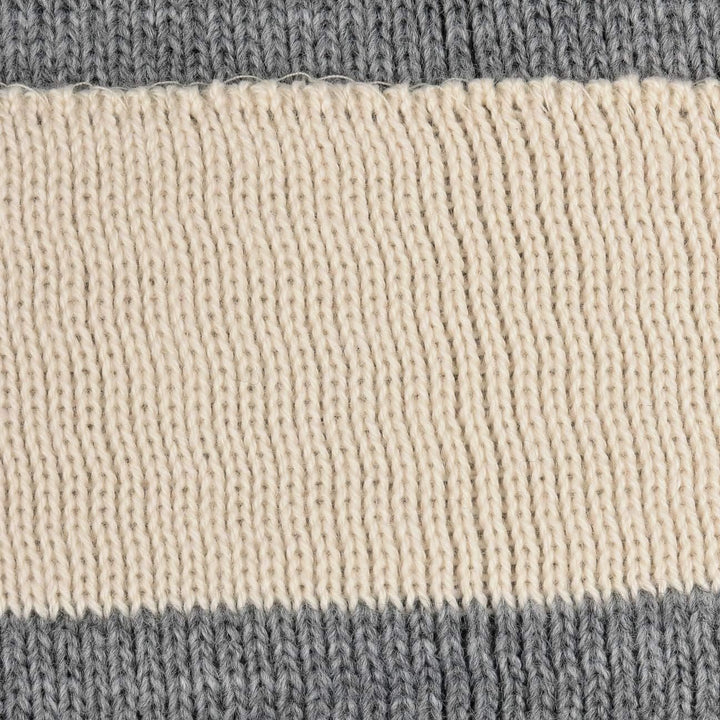LIERYS Mono Stirnband Damen/Herren 8 cm breit - Made in Germany - dreilagiges Strickband gefüttert m