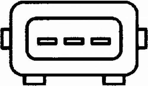 HELLA 6PU 009 163-761 Impulsgeber, Kurbelwelle - 12V - 3-polig - Kabel: 565mm - mit Dichtung