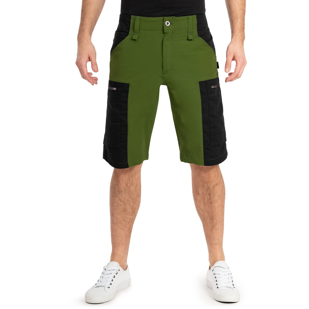 Höhenhorn Raimeux Herren Cargo Short Kurze Hose Arbeitshose Outdoor M Grün/Schwarz, M Grün/Schw