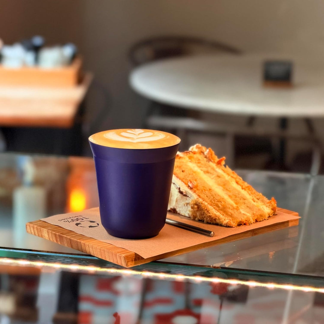 2 X 160 Ml | Espressotassen Mit Untertassen – Espressotassen Dickwandig – Latte Macchiato Gläser – K