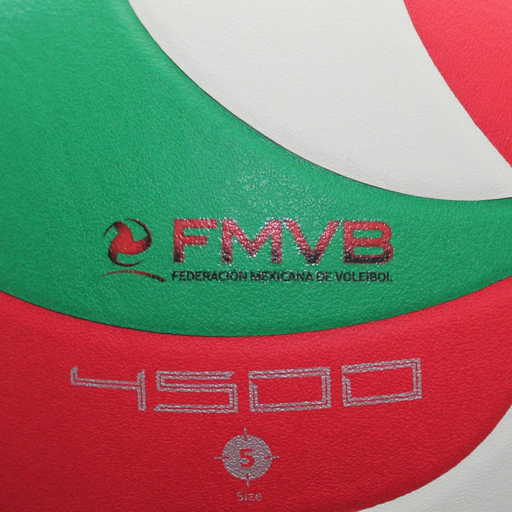 Molten V 5 M 4500 Volleyball Blanc-vert-Rouge Weiss/Grün/Rot 5, Weiss/Grün/Rot 5