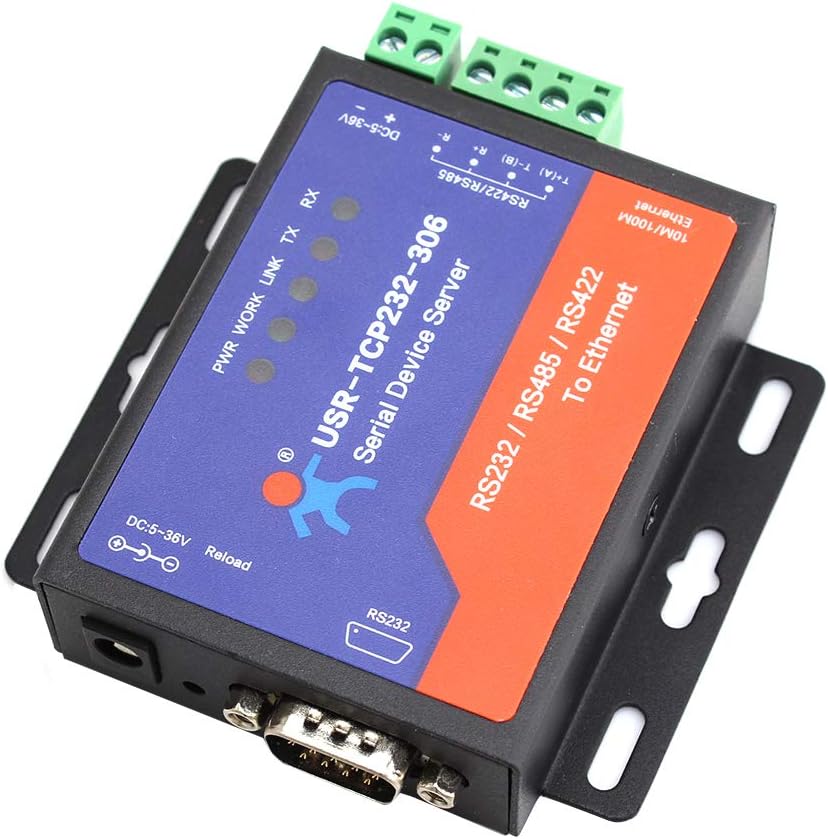 U.S.R. USR-TCP232-306 Serieller RS232 RS458 Konverter RS422 auf Ethernet, HTTPD-Modus, serielle Date