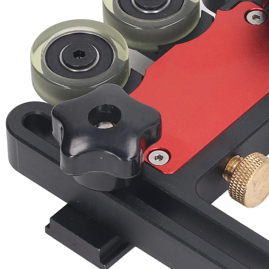 Andruckrolle für die Holzbearbeitung, Tischsägenrolle, Flexibles PU-Rad, Gute Stossdämpfung für Tisc