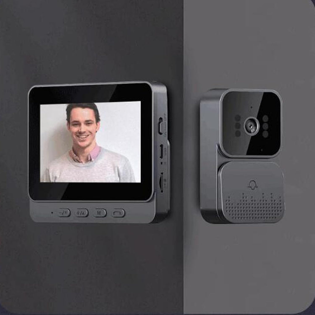 Video Türklingelsystem mit 4,3 Zoll Display, 8 MP Kamera, Nachtsicht, Zwei Wege Sprache für die Sich