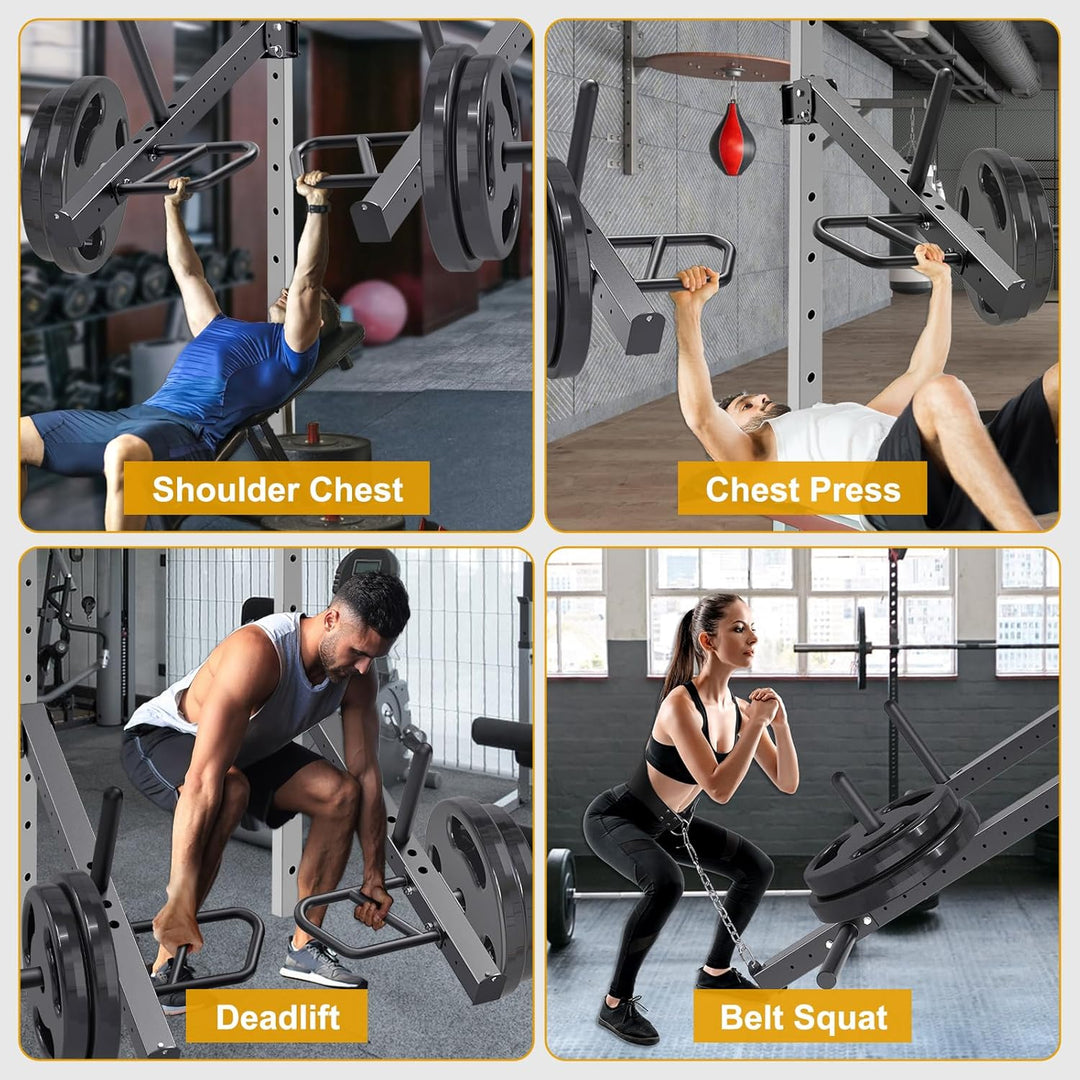 Kipika Power Rack Jammer Arms – Verstellbare Höhe & Winkel Hebelarmsystem für Power Cages mit 1,6 cm