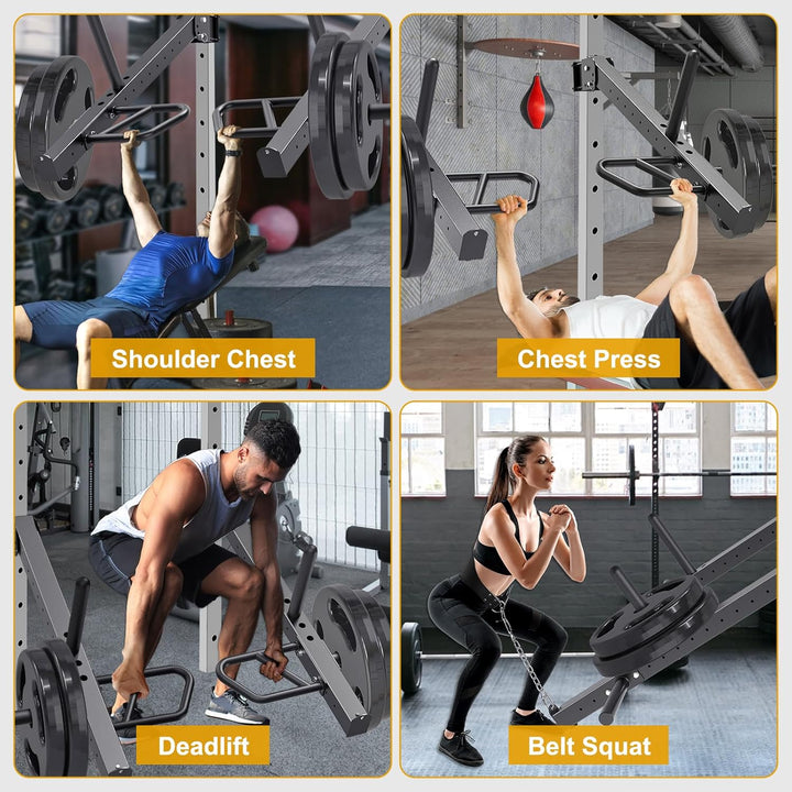 Kipika Power Rack Jammer Arms – Verstellbare Höhe & Winkel Hebelarmsystem für Power Cages mit 1,6 cm