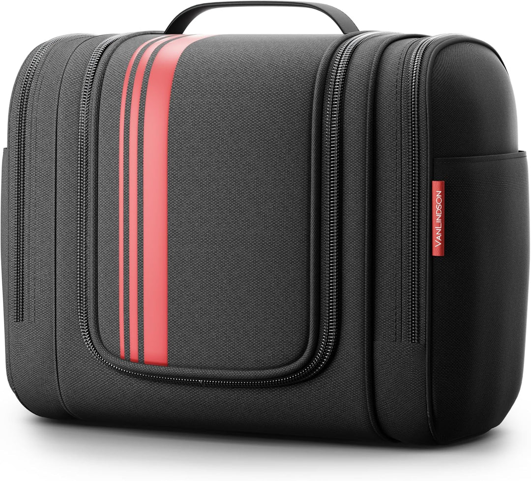 Kulturbeutel XXL [9 Liter Stauraum, Design 2025] - Kulturtasche, Kosmetiktasche Gross zum Aufhängen,