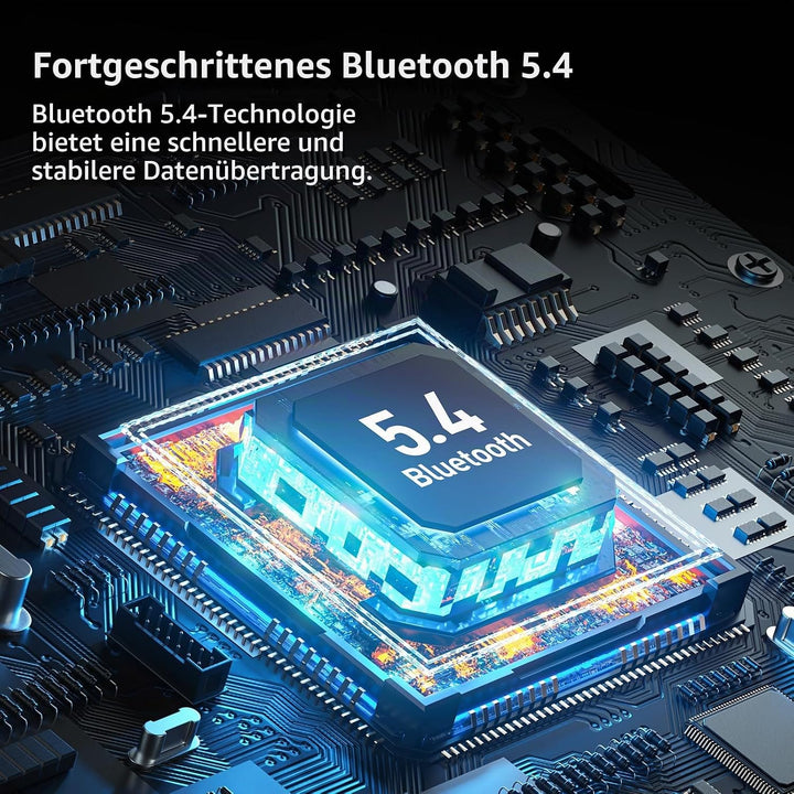 TOZO HA1 Over Ear Kopfhörer, Kopfhörer Kabellos Bluetooth 5.4, ENC Noise Cancelling Kopfhörer mit 70