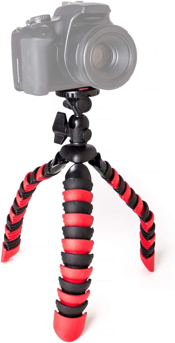 Premium Kamerastativ Kamera Stativ Flexibel Dreibein Fotostativ Videostativ kompatibel für Canon EOS