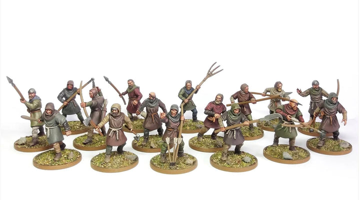 Wargames Atlantic, The Age of Chivalry, Bauernabgabe (1100-1350), 28 mm, Hartplastik-Figuren