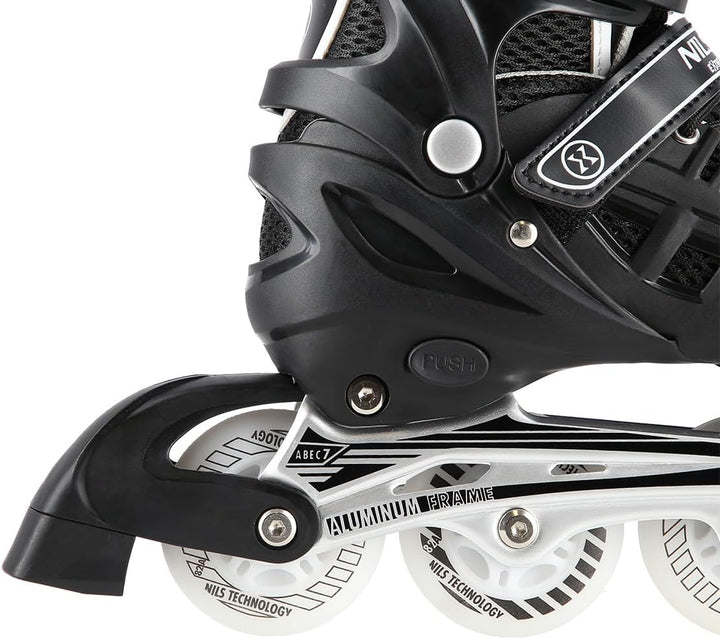 LED 4-in-1 Inline-Rollschuhe Triskates Schlittschuhe mit einstellbarer Grösse 31–42 Inlines ABEC7 fü