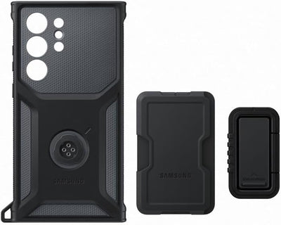 Samsung Rugged Gadget Smartphone Case EF-RS918 für Galaxy S23 Ultra, Handy-Hülle, Standfuss, Kratzfe