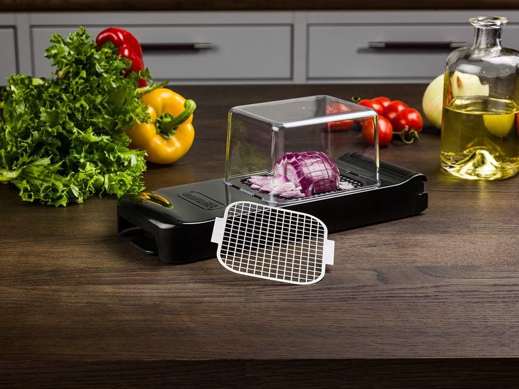 ALLIGATOR 3002 – Multifunktions-Zerkleinerer 3-in-1 – Gemüseschneider – Zwiebelschneider – Pommessch