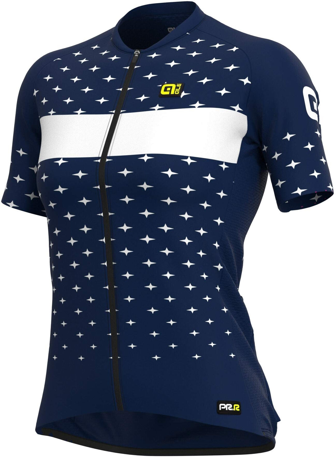 Alé Cycling PRR Stars Kurzarm Trikot Damen blau/weiss Grösse S 2022 Radtrikot kurzärmlig