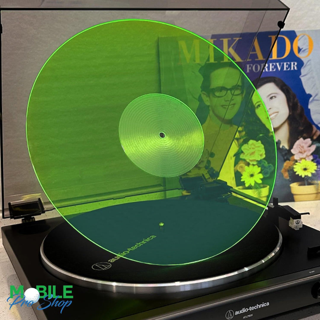 Mobile Pro Shop Plattenspieler-Acryl-Slipmat für Vinyl-LP-Plattenspieler – 2,7 mm dick bietet straff